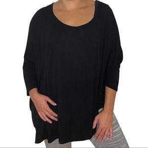 A&F Abercrombie&Fitch Flow Stretch Black One size long shirt